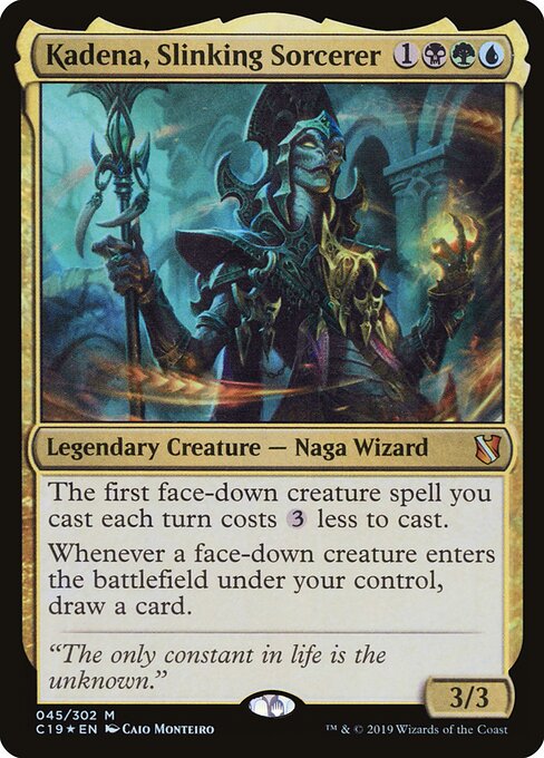 Kadena, Slinking Sorcerer - Commander 2019 Magic card
