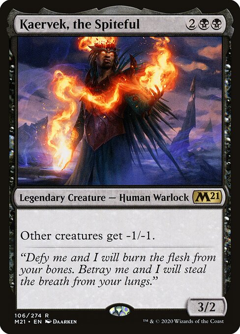 Kaervek, the Spiteful - Core Set 2021 Magic card