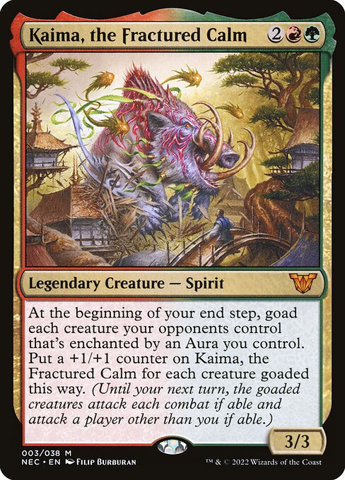 Kaima, the Fractured Calm - Neon Dynasty Commander Magic card