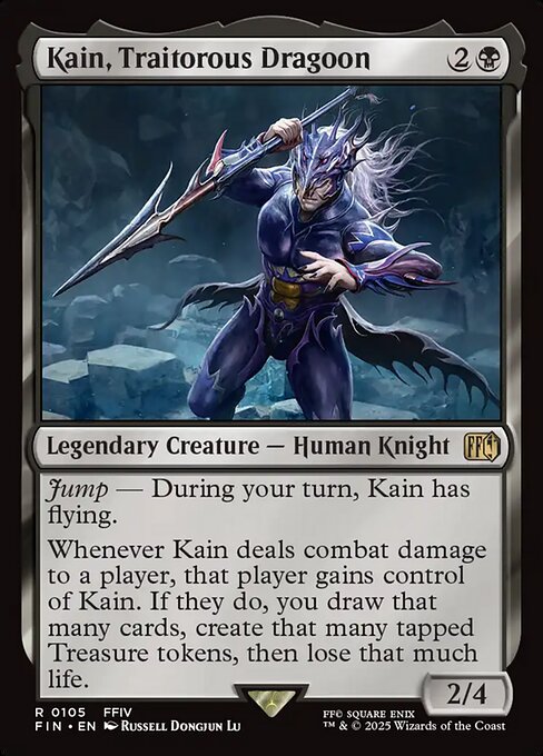Kain, Traitorous Dragoon - Final Fantasy Magic card