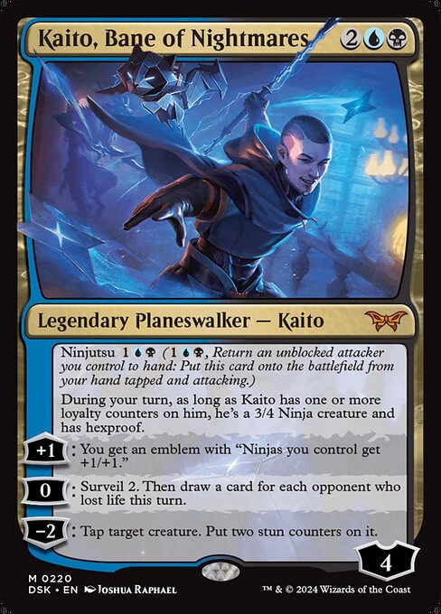 Kaito, Bane of Nightmares - Duskmourn: House of Horror Magic card