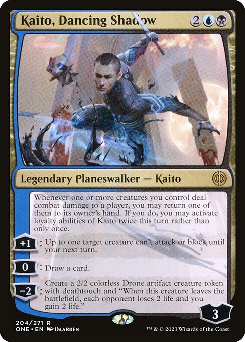 Kaito, Dancing Shadow - Phyrexia: All Will Be One Magic card