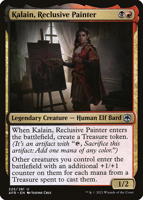 Kalain, Reclusive Painter - Adventures in the Forgotten Realms Magic card