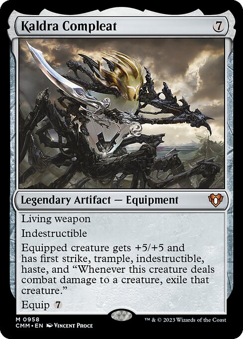Kaldra Compleat - Commander Masters Magic card