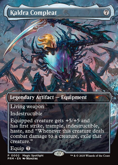 Kaldra Compleat - Spotlight Series (#2) - Illustrated by Monztre - Magic: The Gathering Card