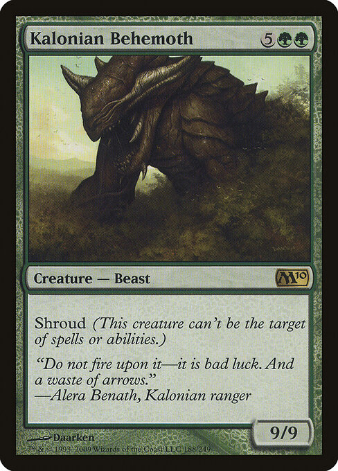 Kalonian Behemoth - Magic 2010 Magic card
