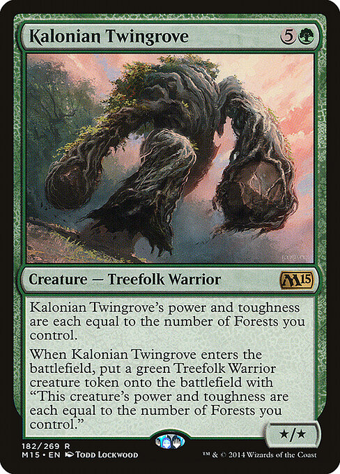 Kalonian Twingrove - Magic 2015 Magic card