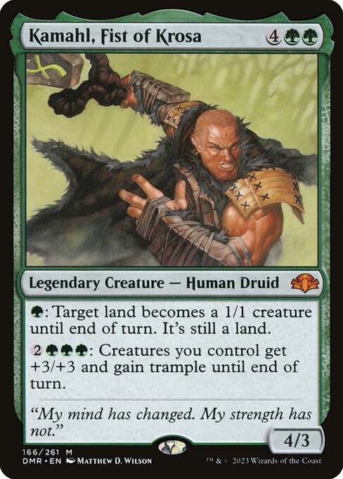 Kamahl, Fist of Krosa - Dominaria Remastered Magic card