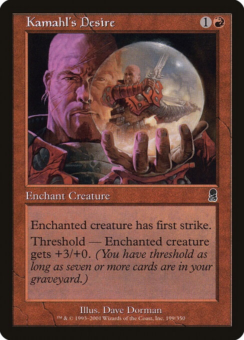 Kamahl's Desire - Odyssey Magic card