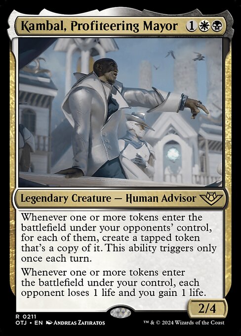 Kambal, Profiteering Mayor - Outlaws of Thunder Junction Magic card