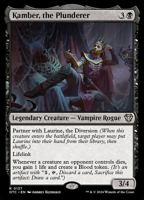 Kamber, the Plunderer - Outlaws of Thunder Junction Commander Magic card