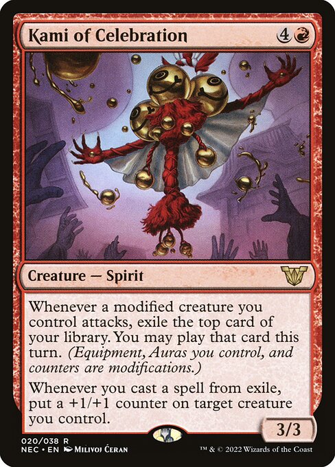 Kami of Celebration - Neon Dynasty Commander Magic card