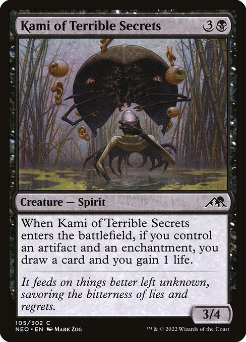 Kami of Terrible Secrets - Kamigawa: Neon Dynasty Magic card
