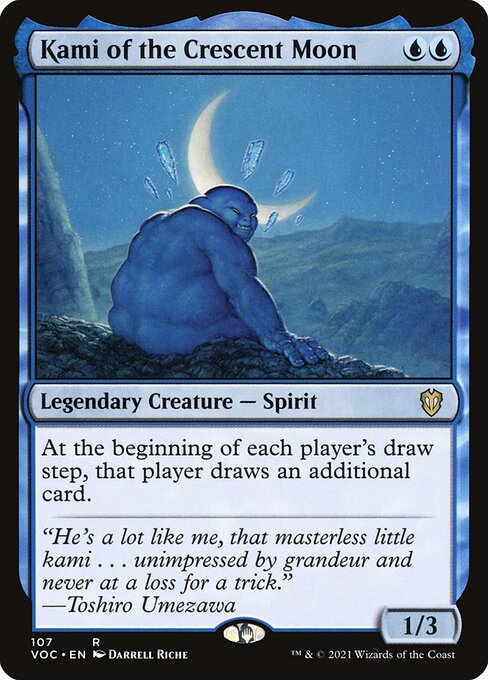 Kami of the Crescent Moon - Crimson Vow Commander Magic card