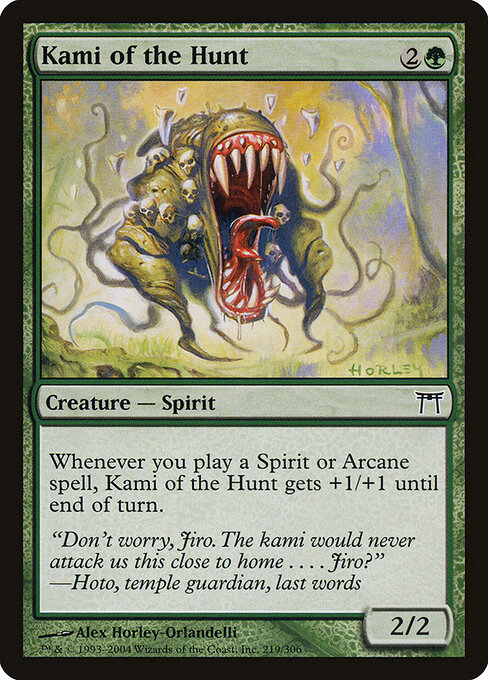 Kami of the Hunt - Champions of Kamigawa Magic card