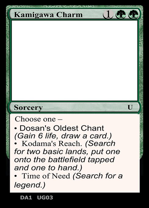 Kamigawa Charm - Unknown Event (#UG03b) - Magic: The Gathering Card