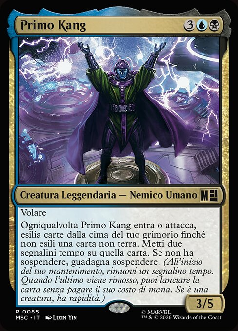 Primo Kang (Kang Prime) - Marvel Super Heroes Commander (#85) - Illustrated by Lixin Yin - Magic: The Gathering Card