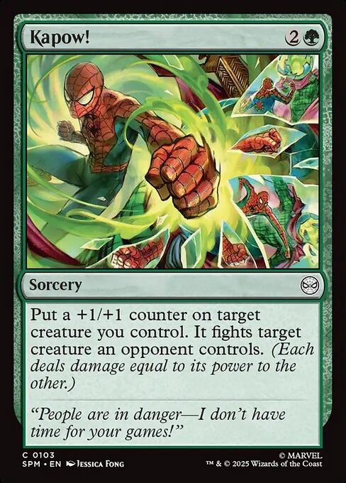 Kapow! - Marvel's Spider-Man Magic card