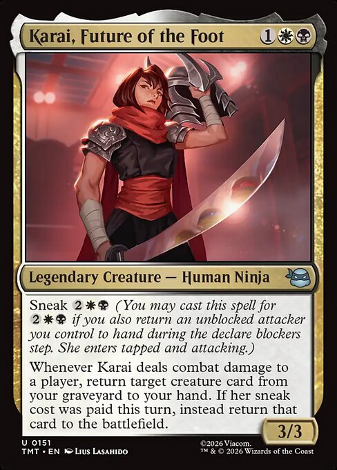 Karai, Future of the Foot - Teenage Mutant Ninja Turtles Magic card