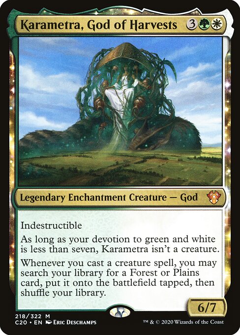 Karametra, God of Harvests - Commander 2020 Magic card
