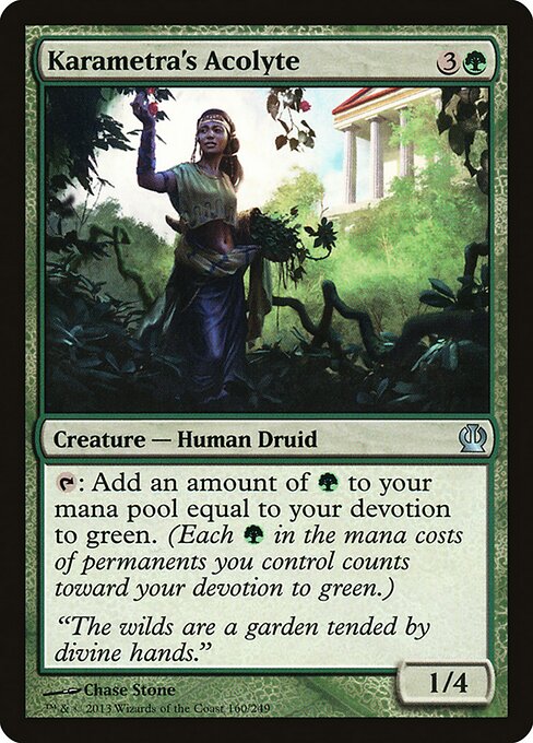 Karametra's Acolyte - Theros Magic card