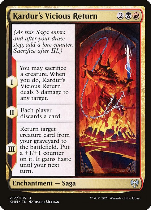 Kardur's Vicious Return - Kaldheim Magic card