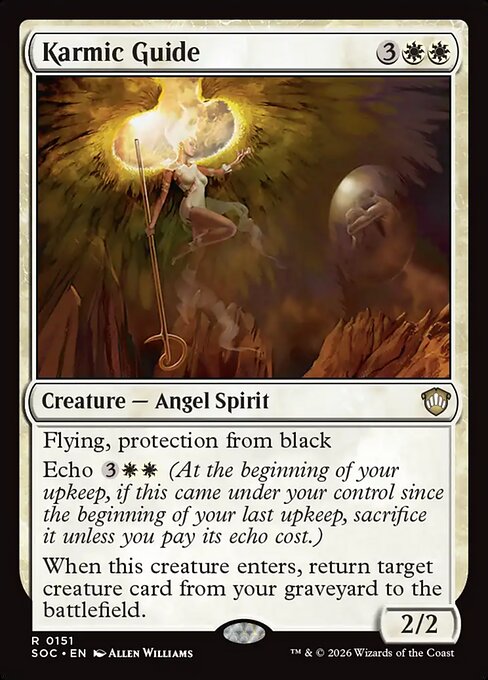 Karmic Guide - Secrets of Strixhaven Commander Magic card