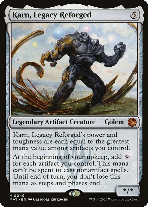 Karn, Legacy Reforged - March of the Machine: The Aftermath Magic card