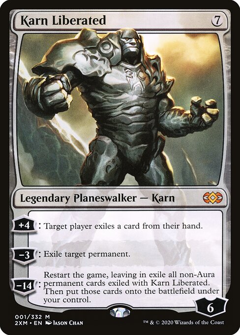 Karn Liberated - Double Masters Magic card
