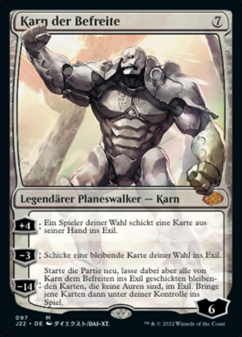 Karn der Befreite (Karn Liberated) - Jumpstart 2022 (#97) - Illustrated by Dai-XT - Magic: The Gathering Card