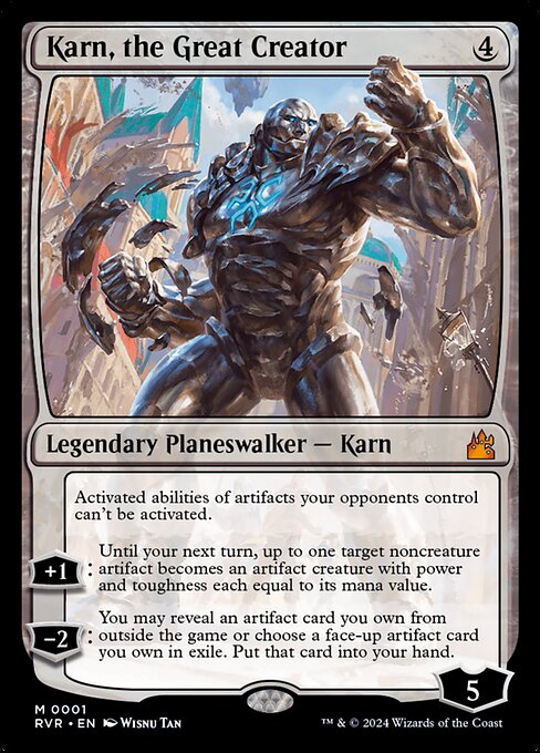 Karn, the Great Creator - Ravnica Remastered Magic card