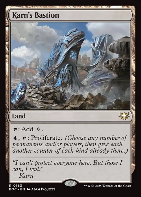 Karn's Bastion - Edge of Eternities Commander Magic card