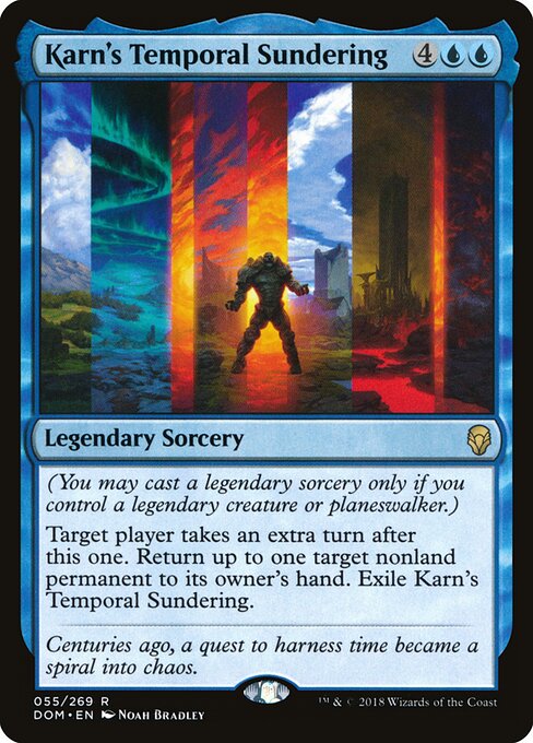 Karn's Temporal Sundering - Dominaria Magic card