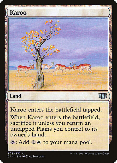 Karoo - Commander 2014 Magic card