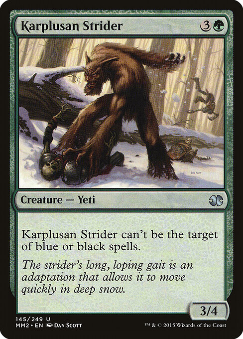 Karplusan Strider - Modern Masters 2015 (#145) - Illustrated by Dan Murayama Scott - Magic: The Gathering Card