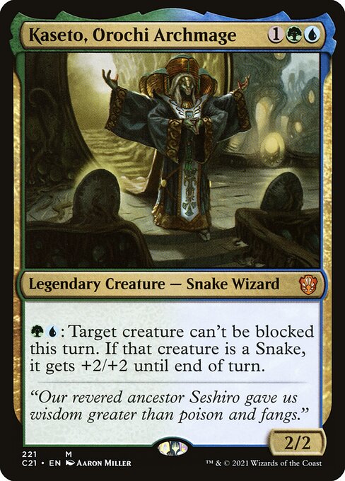 Kaseto, Orochi Archmage - Commander 2021 Magic card