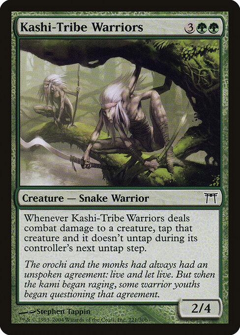 Kashi-Tribe Warriors - Champions of Kamigawa Magic card