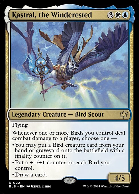 Kastral, the Windcrested - Bloomburrow Magic card