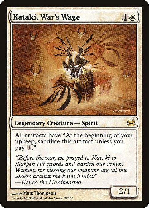 Kataki, War's Wage - Modern Masters Magic card