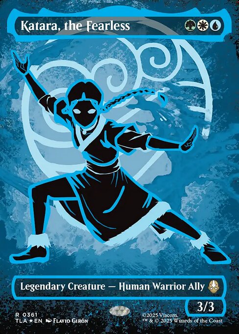 Katara, the Fearless - Avatar: The Last Airbender (#361) - Illustrated by Flavio Girón - Magic: The Gathering Card