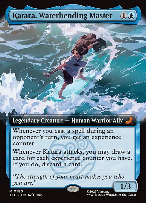 Katara, Waterbending Master - Avatar: The Last Airbender Eternal (#180) - Illustrated by Yueko - Magic: The Gathering Card