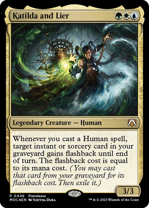 Katilda and Lier - March of the Machine Commander Magic card