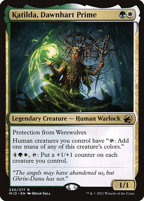 Katilda, Dawnhart Prime - Innistrad: Midnight Hunt Magic card