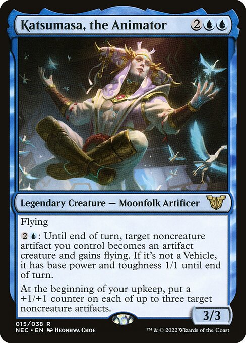 Katsumasa, the Animator - Neon Dynasty Commander Magic card