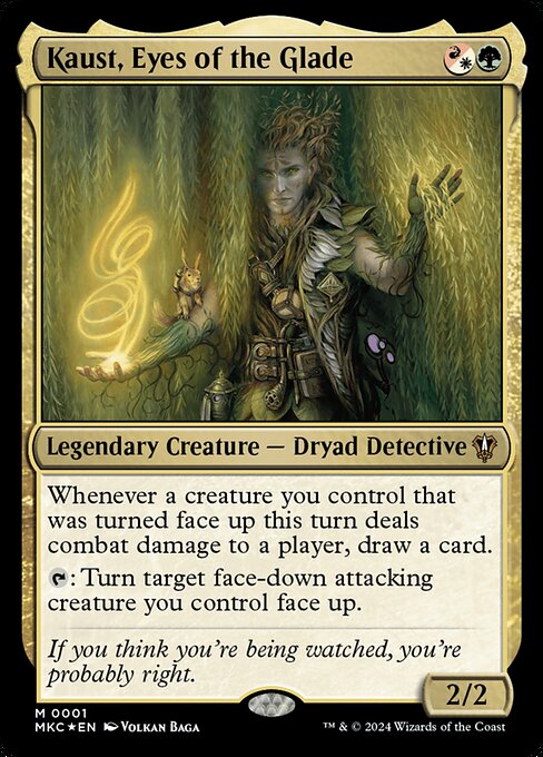 Kaust, Eyes of the Glade - Murders at Karlov Manor Commander Magic card