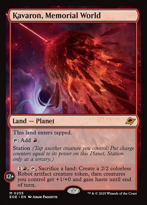 Kavaron, Memorial World - Edge of Eternities Magic card