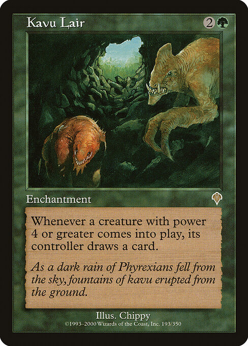 Kavu Lair - Invasion Magic card