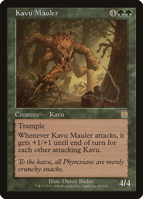 Kavu Mauler - Apocalypse Magic card