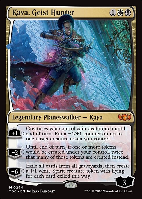 Kaya, Geist Hunter - Tarkir: Dragonstorm Commander Magic card