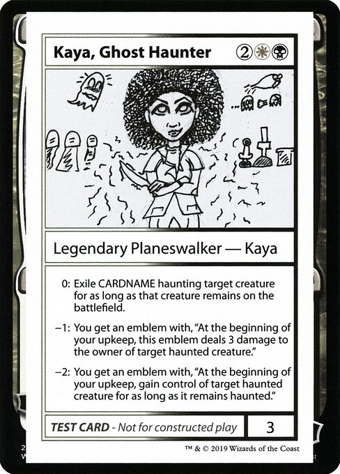 Kaya, Ghost Haunter - Mystery Booster Playtest Cards 2021 Magic card